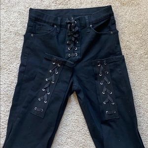 Top shop corset skinny jeans